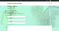 Desktop Screenshot of carlileglassgallery.com