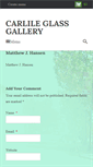 Mobile Screenshot of carlileglassgallery.com